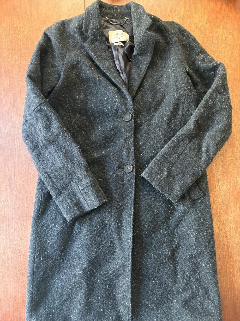 Aritzia x Wilfred Original Marled Wool Coat